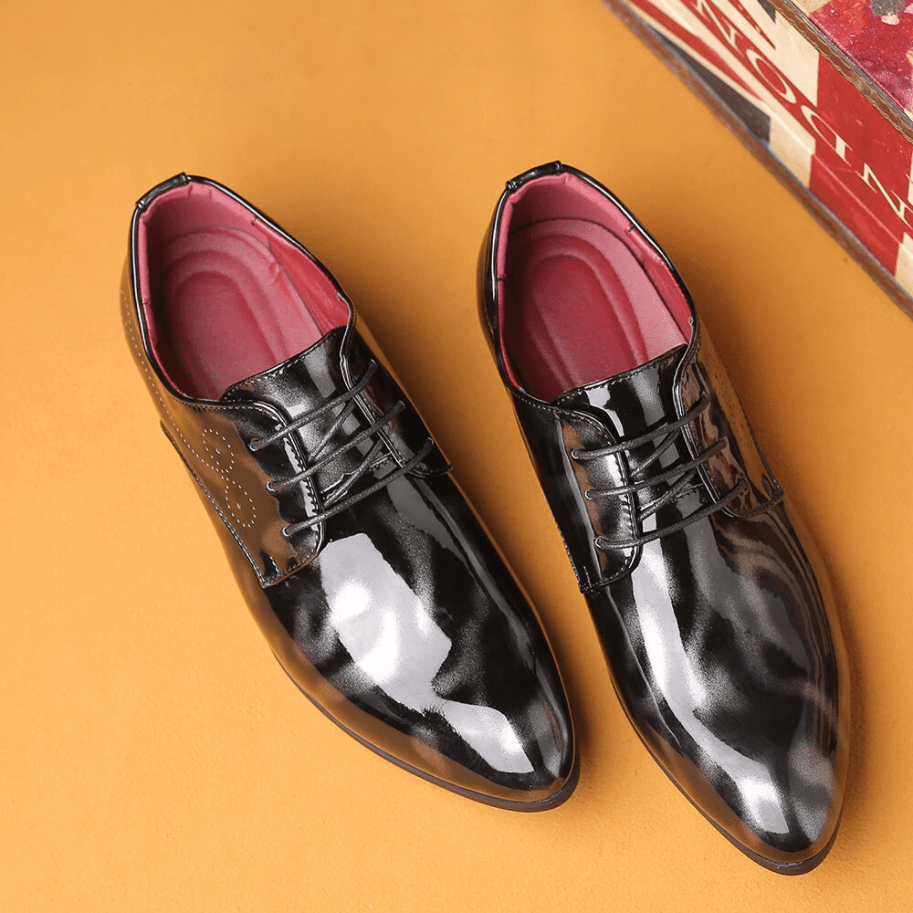 🐦Early Bird Offer🎁--30% OFF🎉Mens Stylish Comfortable Non Slip Leather Oxfords Dress Shoes