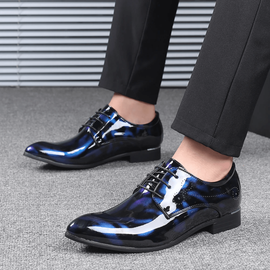 🐦Early Bird Offer🎁--30% OFF🎉Mens Stylish Comfortable Non Slip Leather Oxfords Dress Shoes